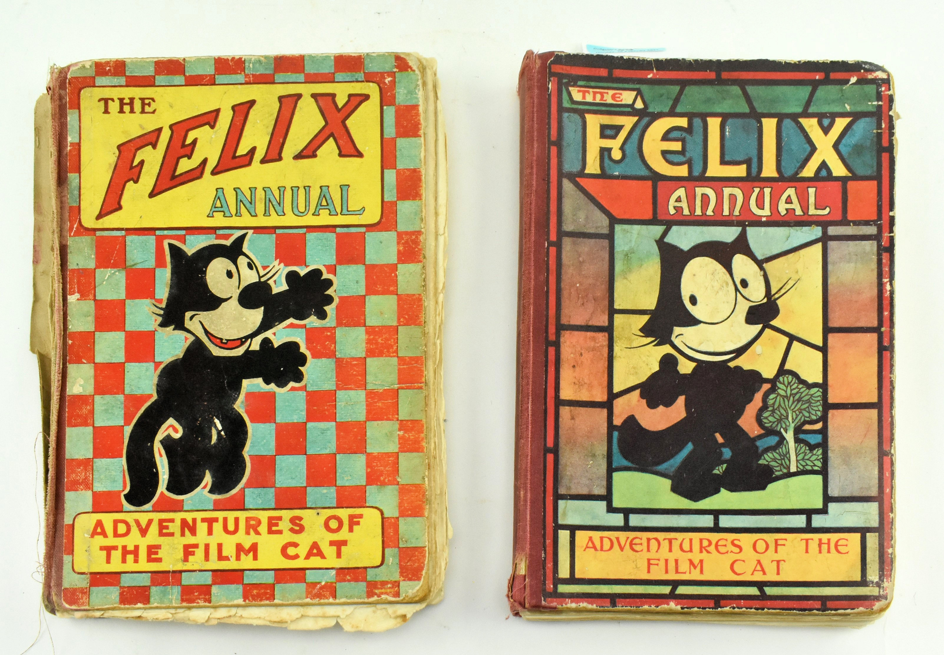 TWO 1920s FELIX ANNUALS IN ORIGINAL PICTORIAL BINDINGS