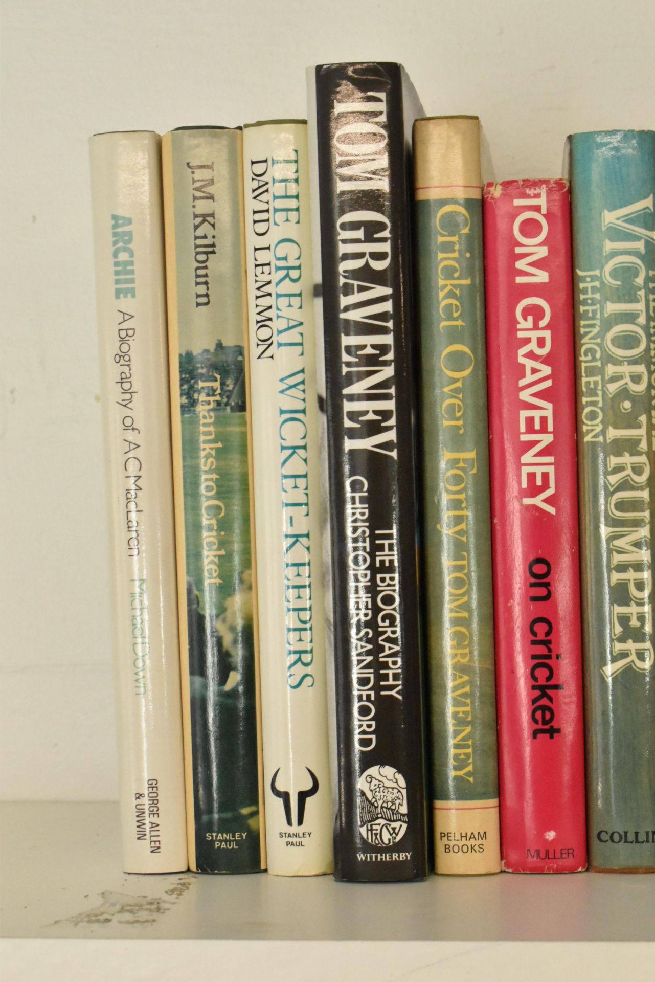 CRICKET. COLLECTION OF HARDBACK BOOKS, MOSTLY FIRST EDITIONS - Image 2 of 8