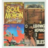 FOUR VINTAGE ROCK LONG PLAY 33 RPM VINYL RECORD ALBUMS