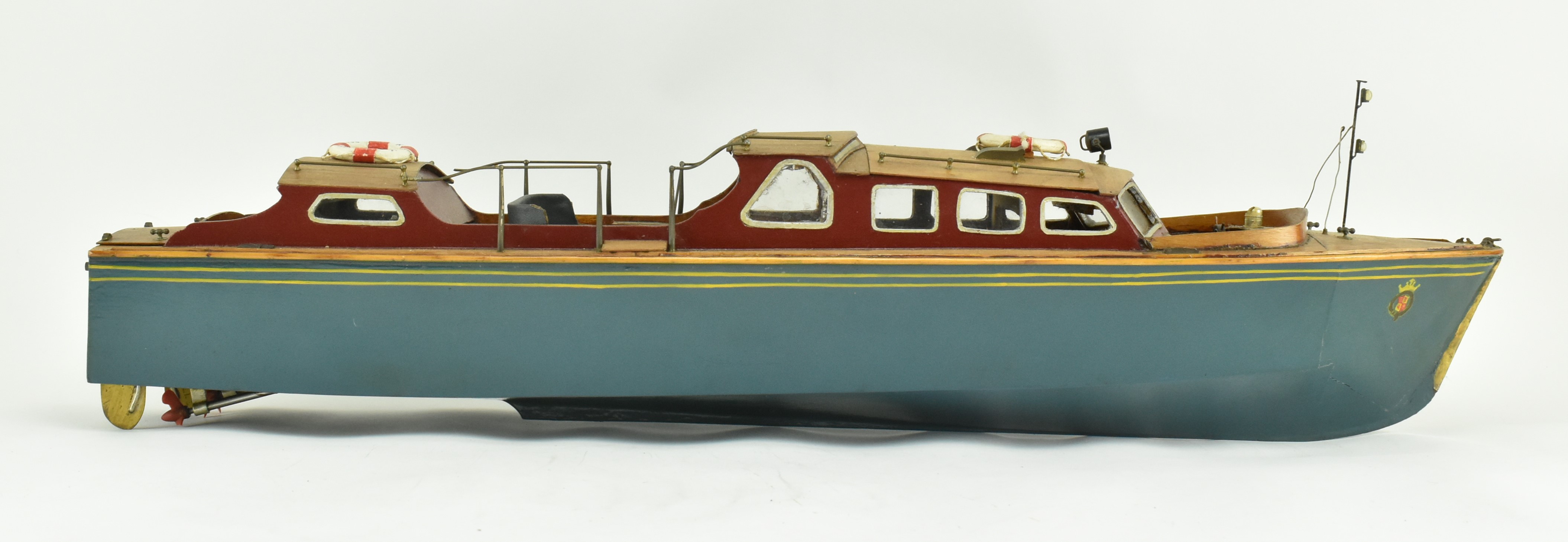 MID CENTURY MODEL OF A ROYAL YACHT BRITANNIA - Image 7 of 8