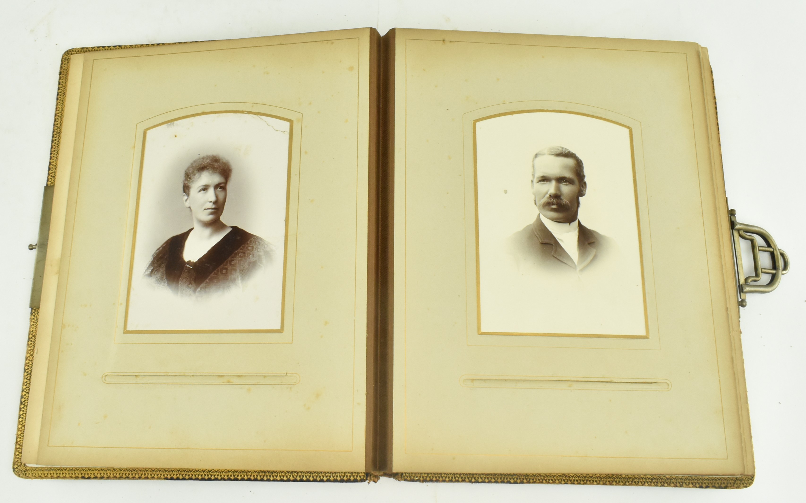 TWO 19TH CENTURY VICTORIAN PHOTOGRAPH ALBUMS - Image 11 of 13