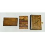 COLLECTION OF THREE OLIVEWOOD JERUSALEM SOUVENIR PIECES