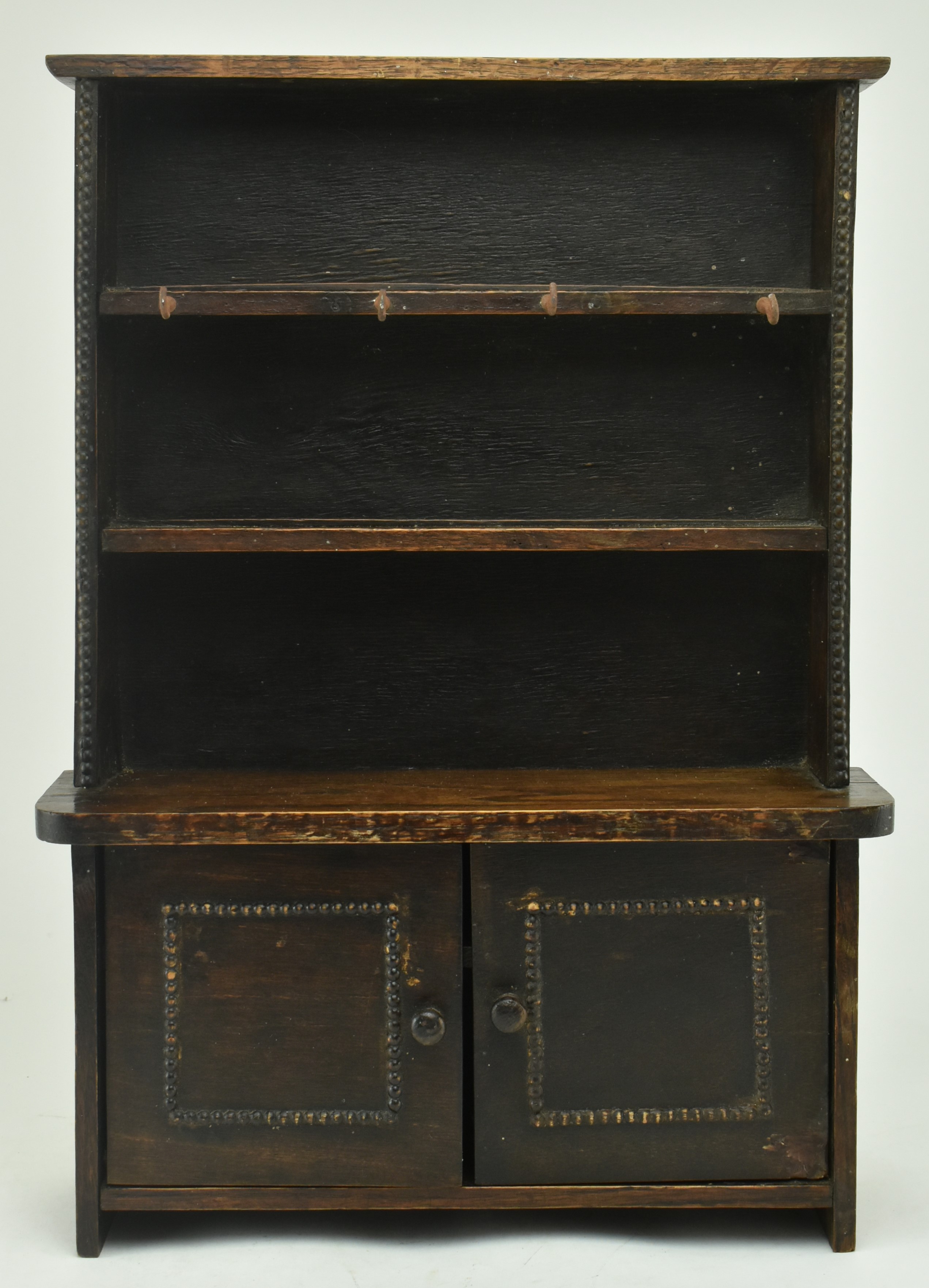 EARLY 20TH CENTURY MAHOGANY WELSH MINIATURE DRESSER - Image 2 of 6