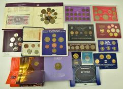 COLLECTION OF UK & FOREIGN COMMEMORATIVE COIN SETS