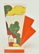 CLARICE CLIFF - WEDGWOOD CENTENARY RED ROOFS JUG