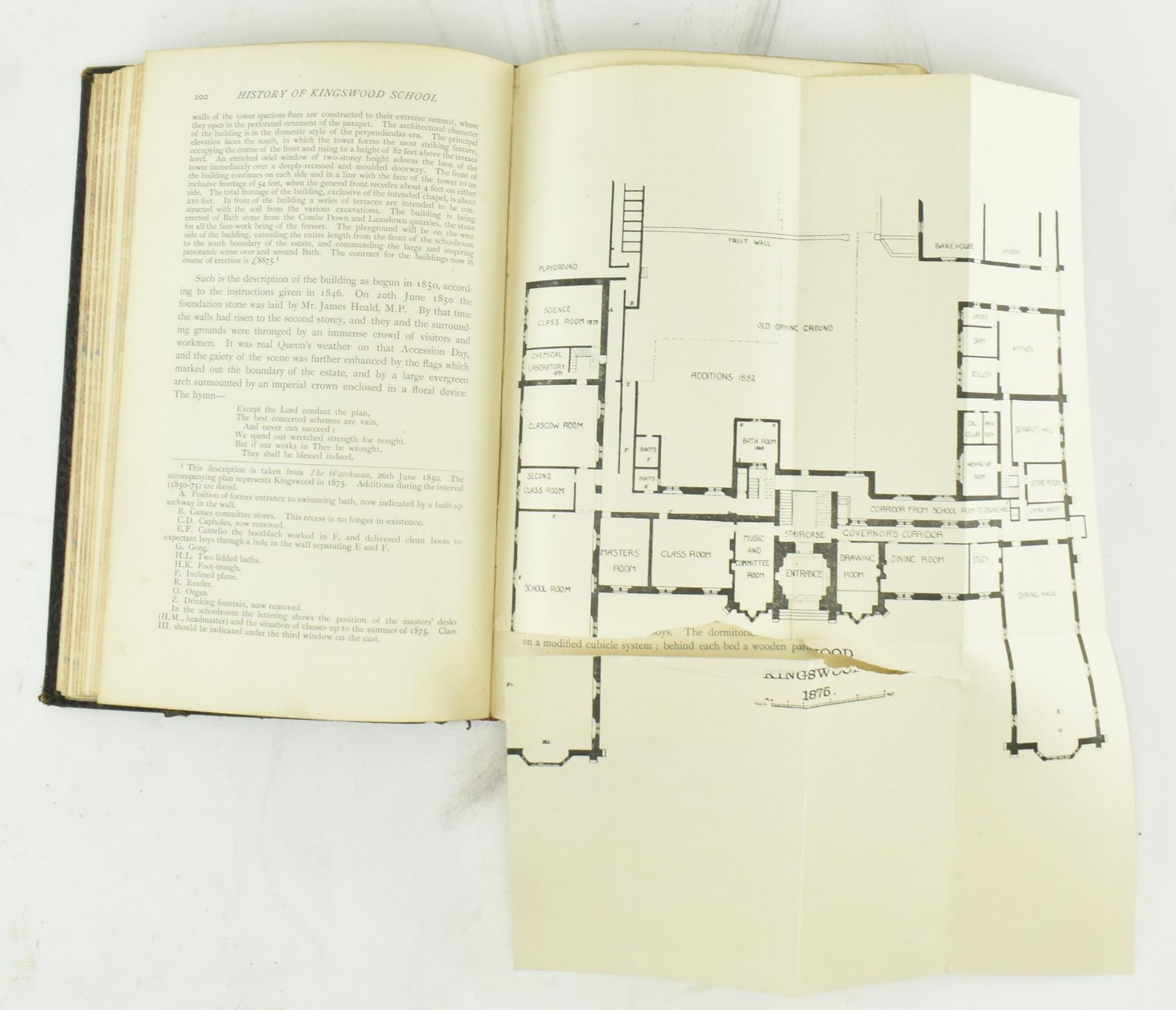 LOCAL BATH INTEREST - FOUR REGISTERS OF KINGSWOOD SCHOOL - Image 6 of 8