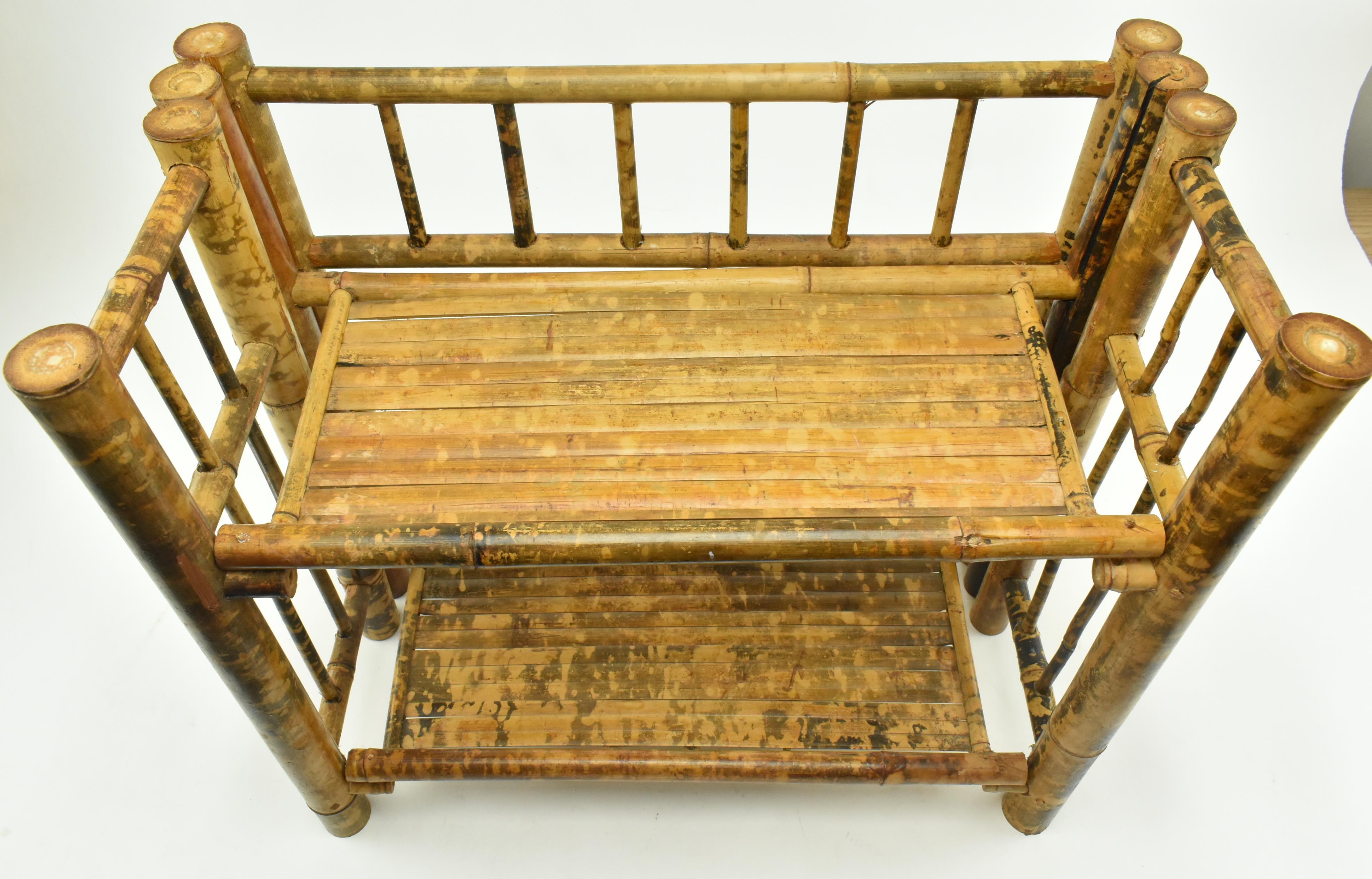 VICTORIAN AESTHETIC MOVEMENT FOLDING BAMBOO BOOK SHELF - Image 3 of 6