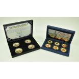 TWO MILITARY COMMEMORATIVE PROOF COIN SETS IN CASE