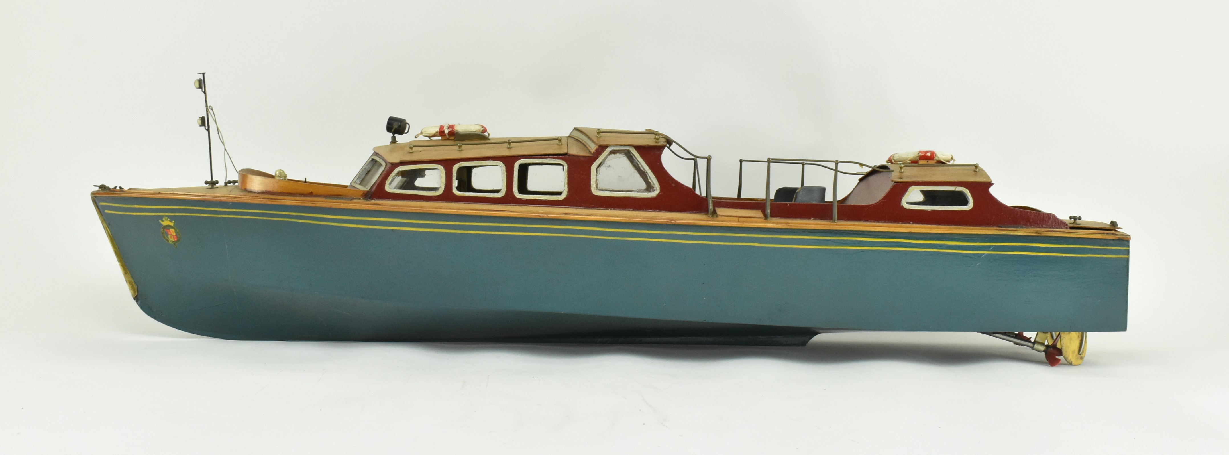 MID CENTURY MODEL OF A ROYAL YACHT BRITANNIA