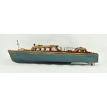 MID CENTURY MODEL OF A ROYAL YACHT BRITANNIA