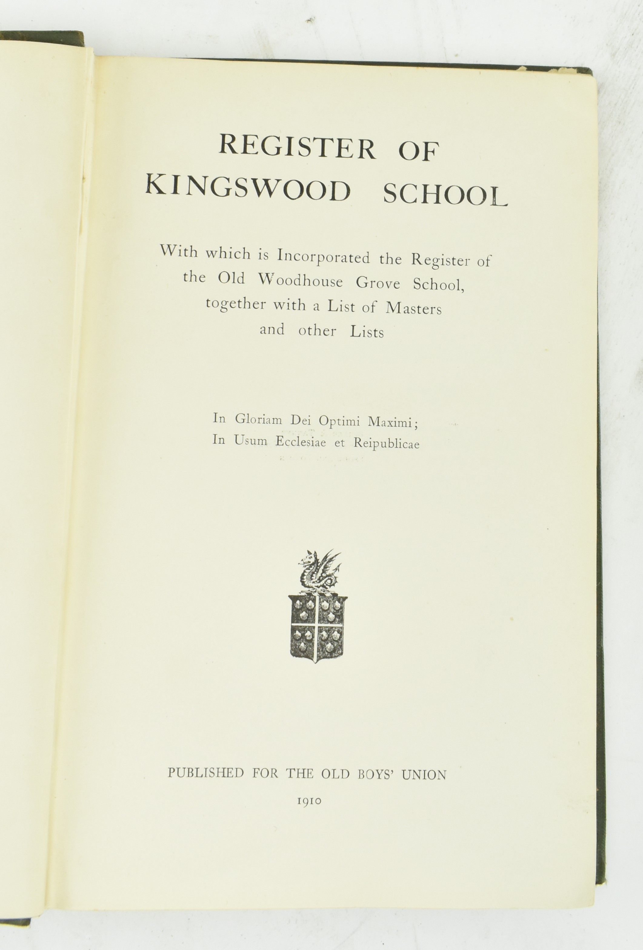 LOCAL BATH INTEREST - FOUR REGISTERS OF KINGSWOOD SCHOOL - Image 7 of 8