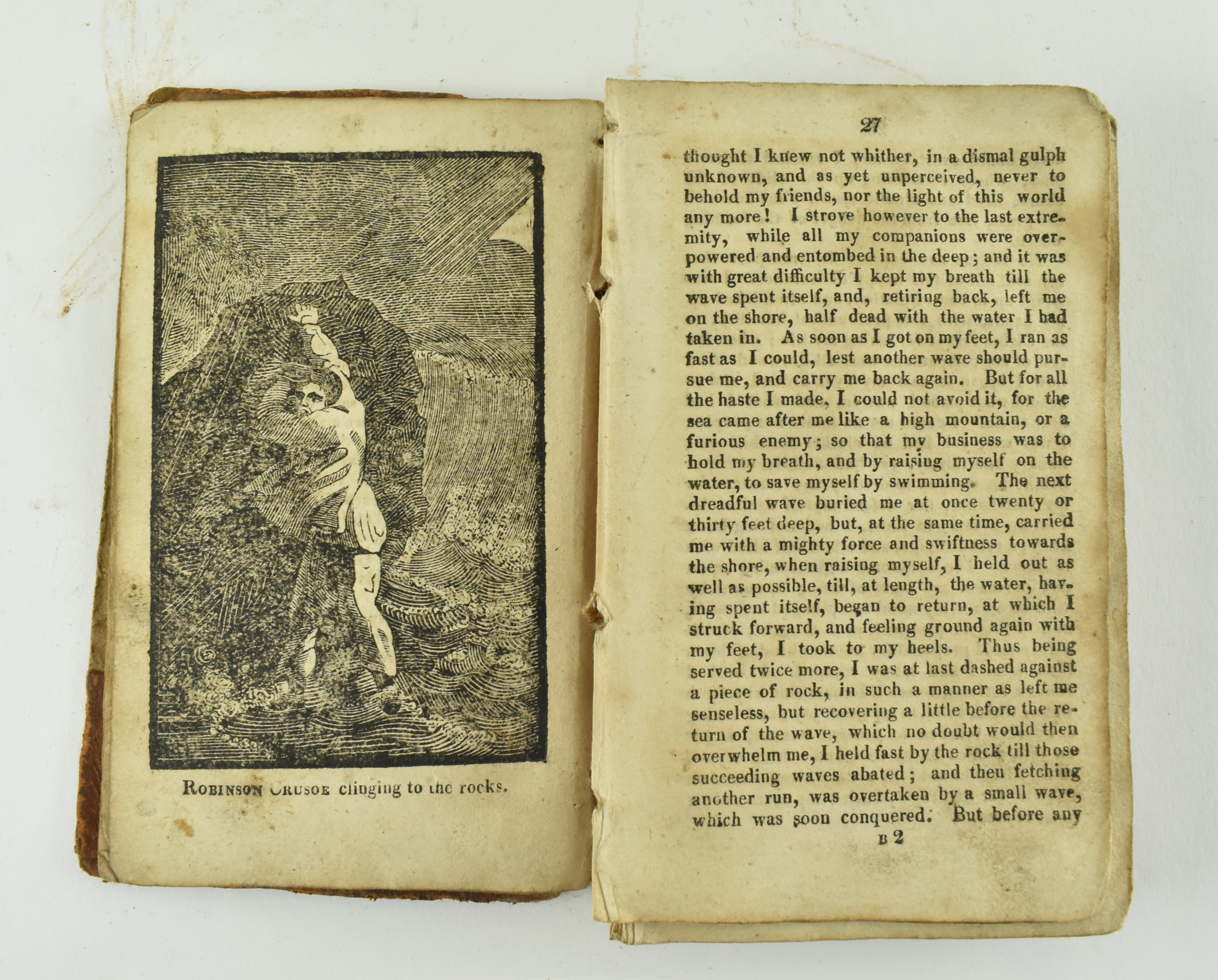 1819 ROBINSON CRUSOE - CENTENARY EDITION IN CONTEMP. SHEEPSKIN - Image 4 of 7