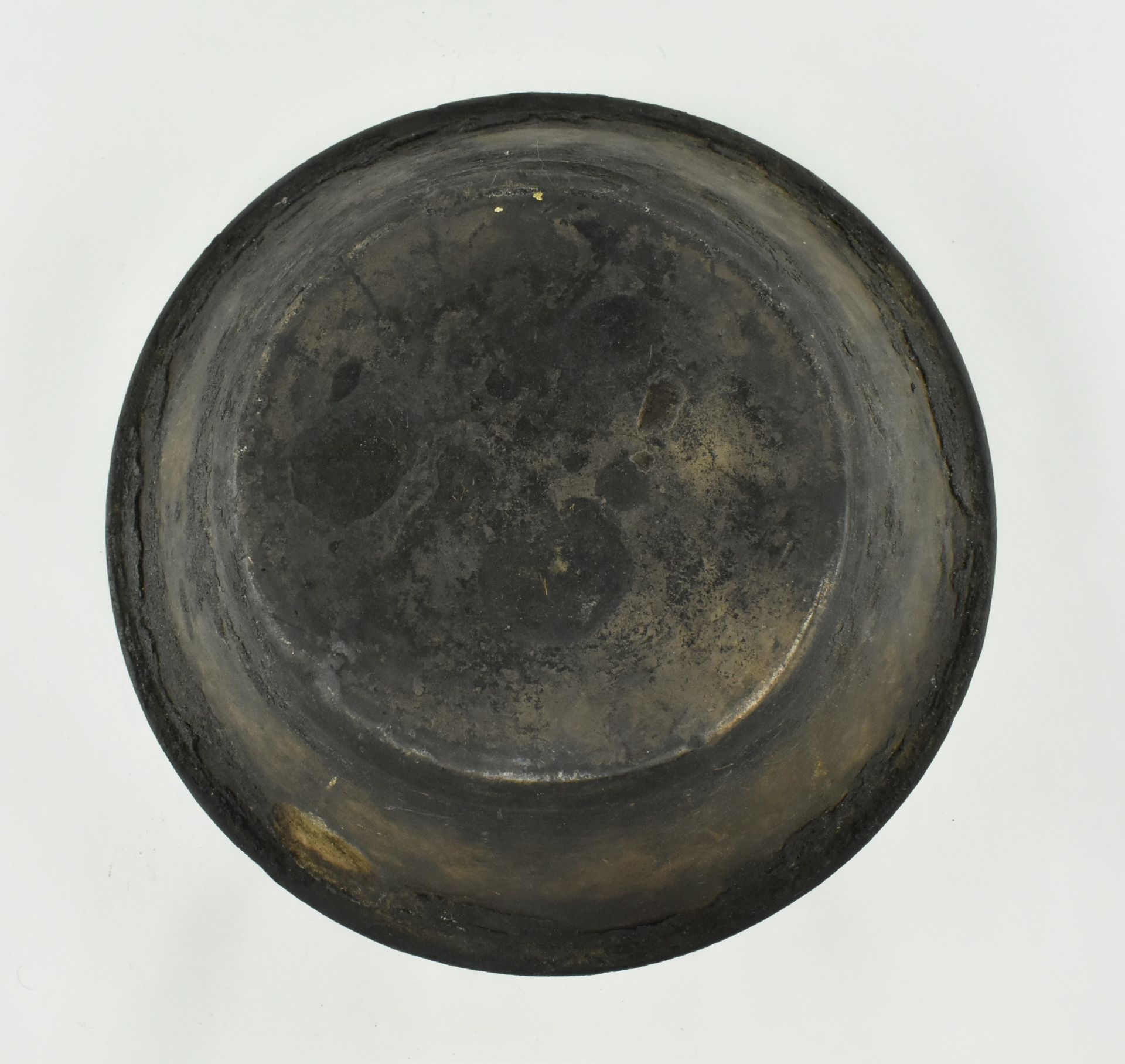 PRIMITIVE 18TH CENTURY GLAZED TERRACOTTA MIXING BOWL - Image 4 of 6