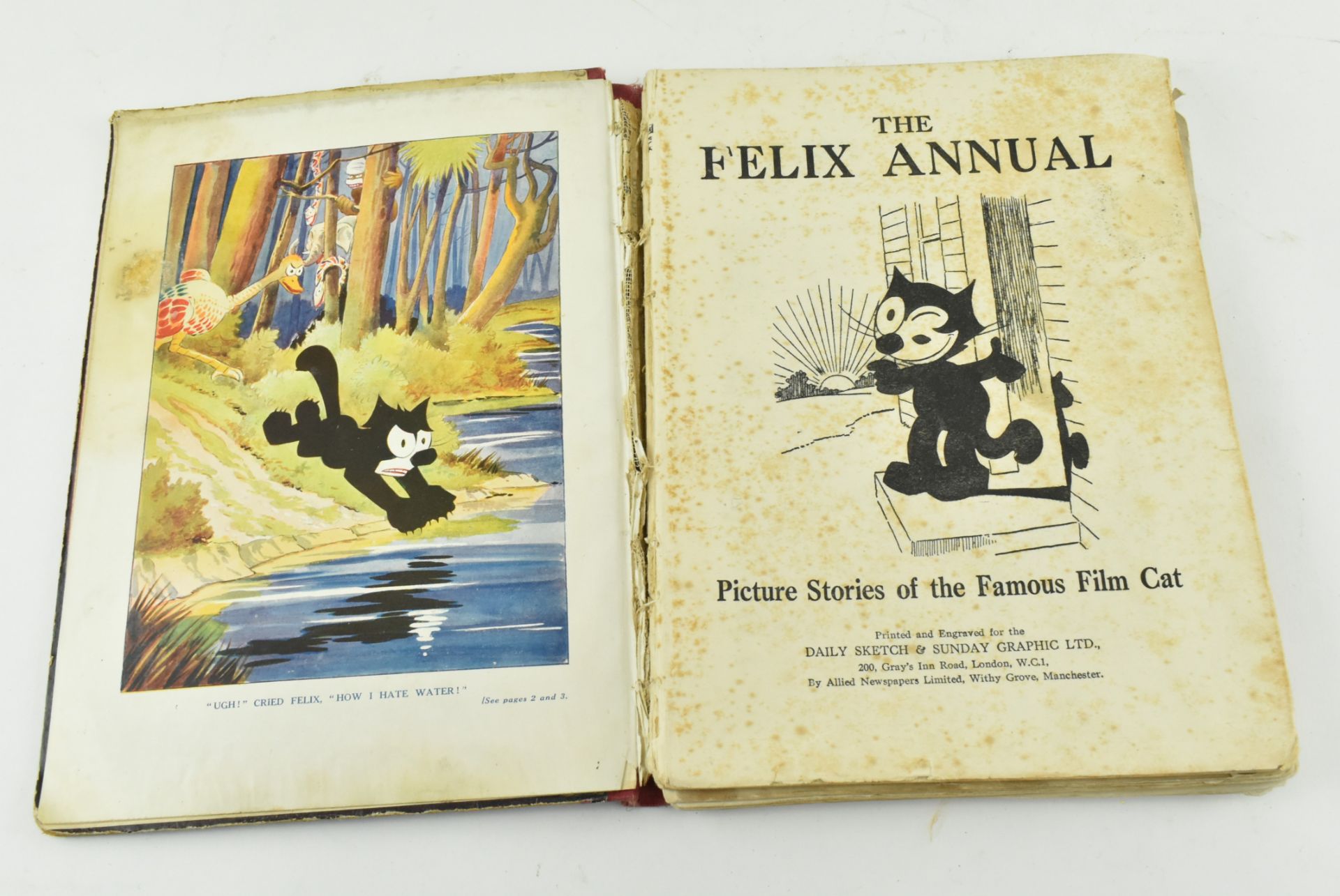 TWO 1920s FELIX ANNUALS IN ORIGINAL PICTORIAL BINDINGS - Image 3 of 11