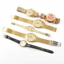 COLLECTION OF GENTLEMANS WATCHES TO INCLUDE VALGINE