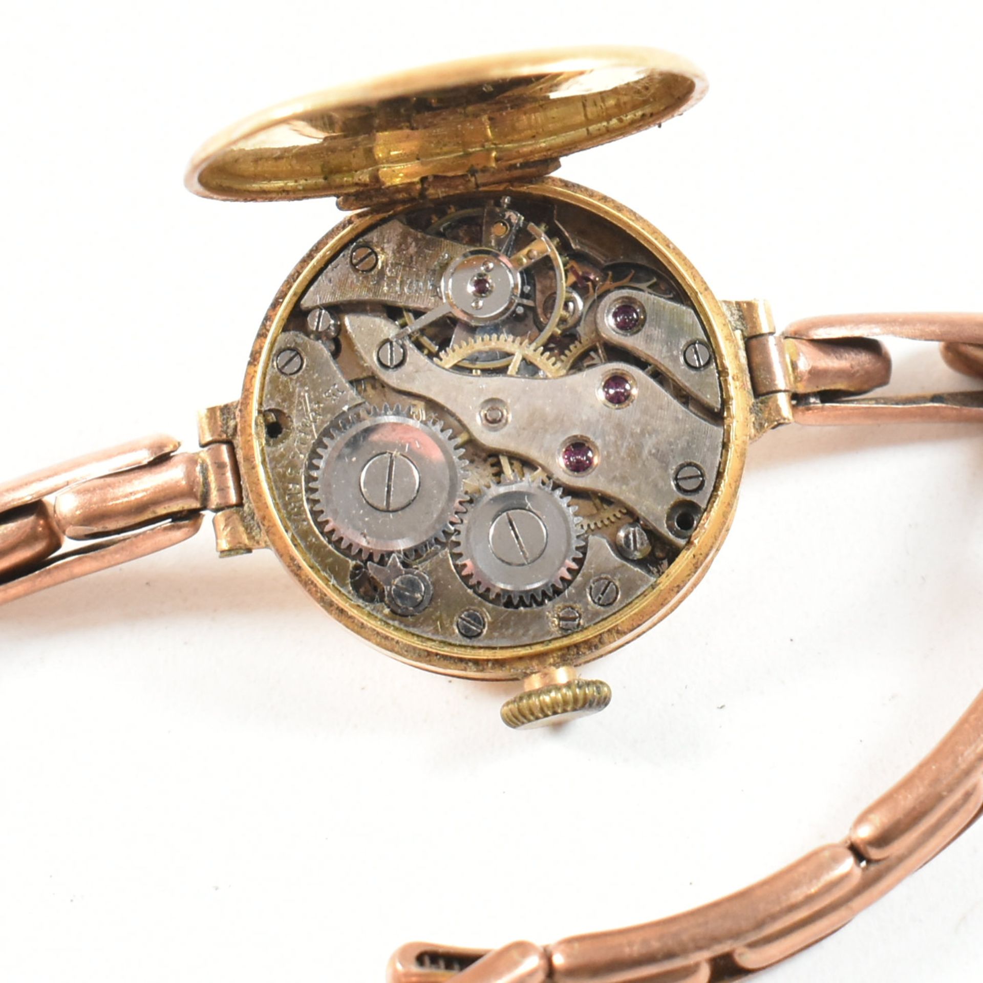GOLD EARLY 20TH CENTURY LADIES DRESS WATCH AF - Image 3 of 6