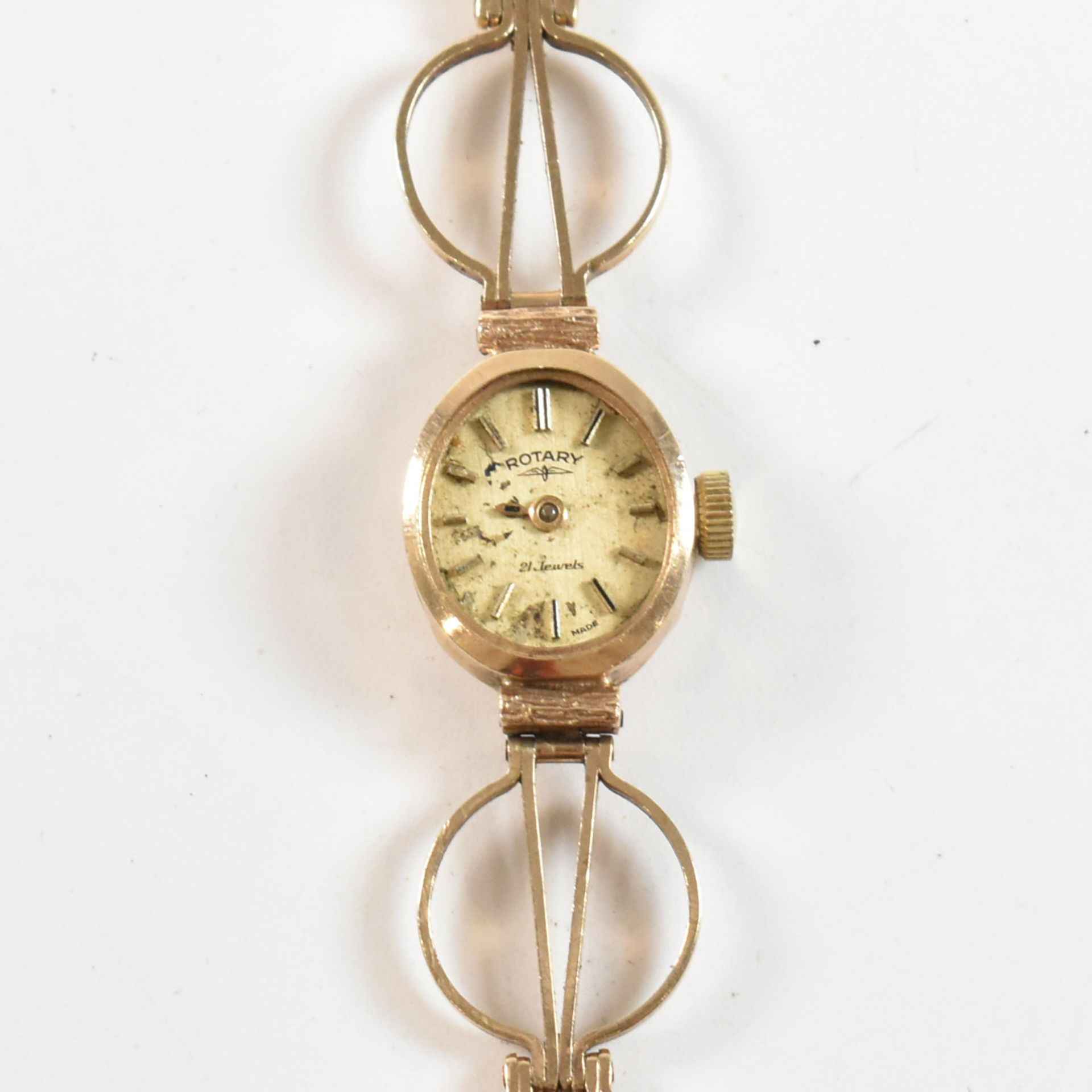 ART DECO LADIES 9CT GOLD DRESS COCKTAIL WRISTWATCH - Image 4 of 9