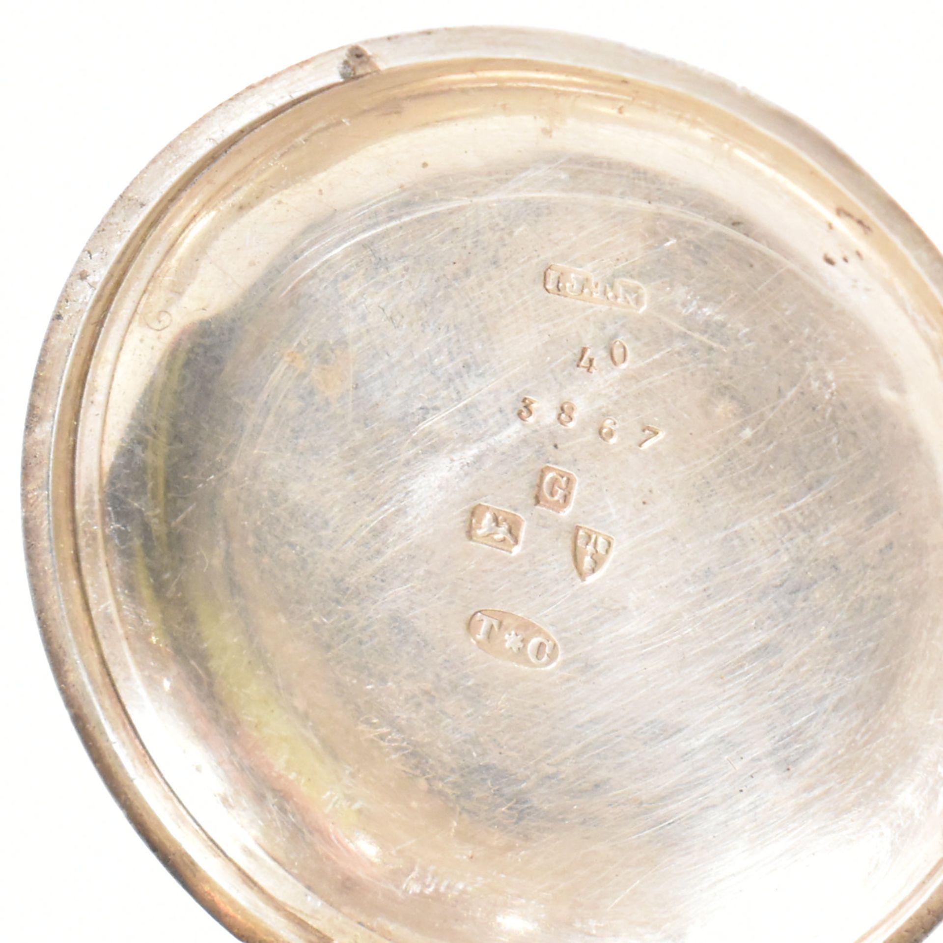 SILVER HALLMARKED CHESTER OPEN FACED POCKET WATCH & OTHERS - Image 4 of 5