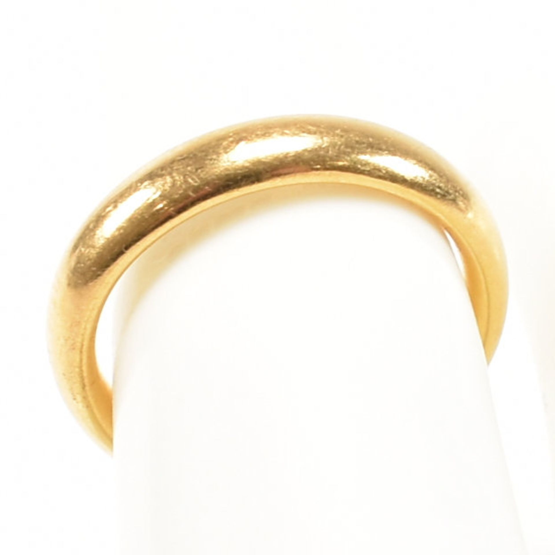 HALLMARKED 22CT GOLD BAND RING - Image 8 of 8