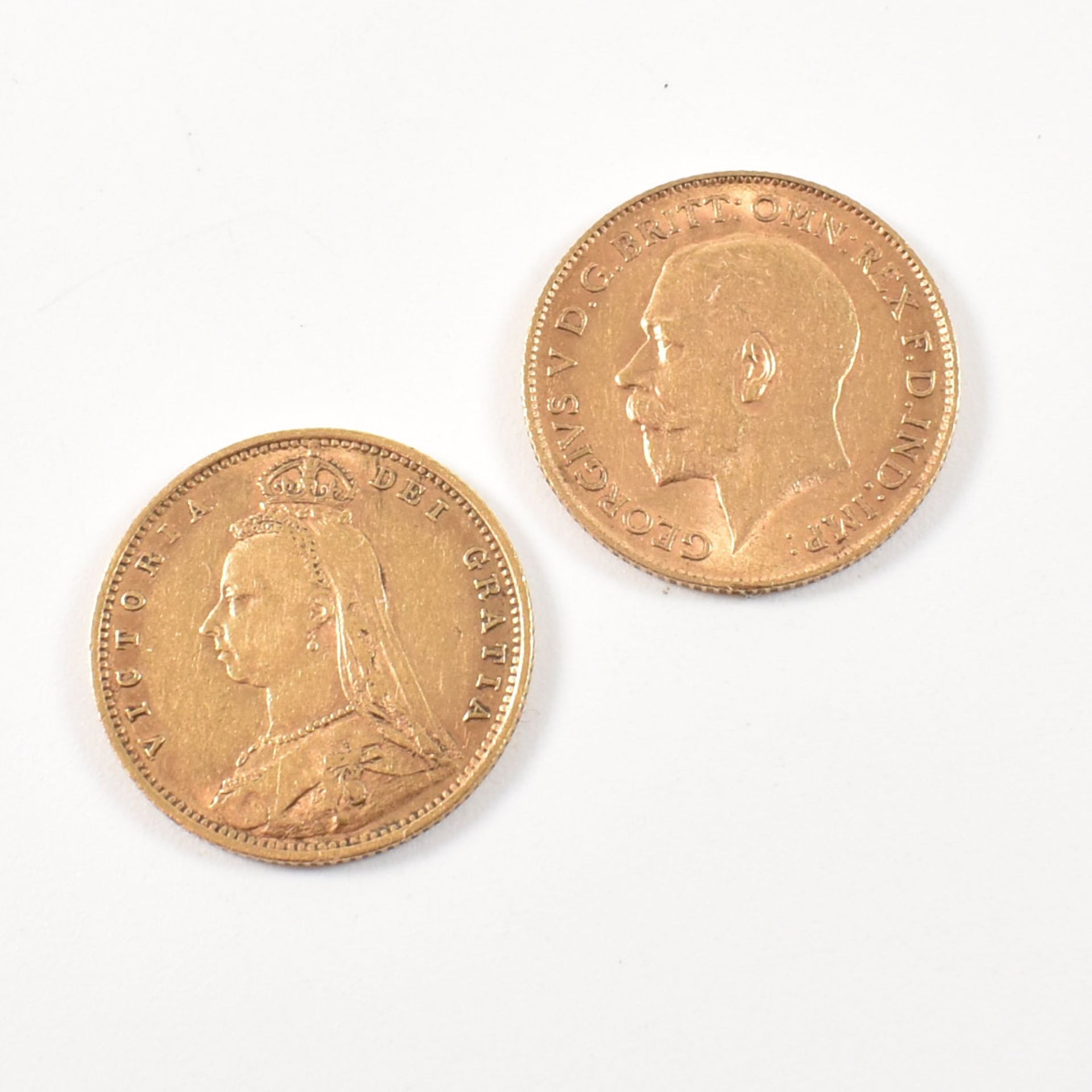 TWO GOLD HALF SOVEREIGNS - Image 2 of 5