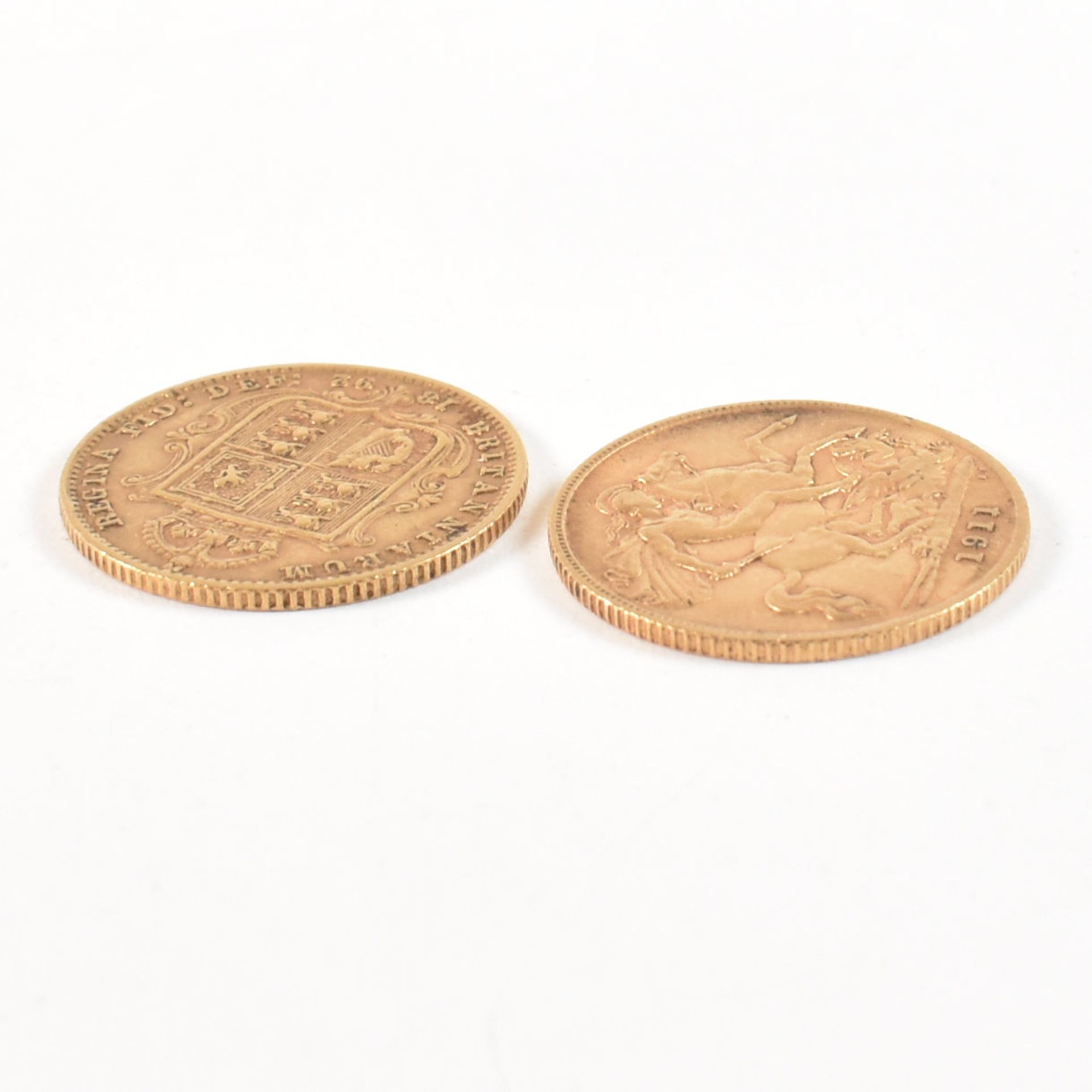 TWO GOLD HALF SOVEREIGNS - Image 5 of 5