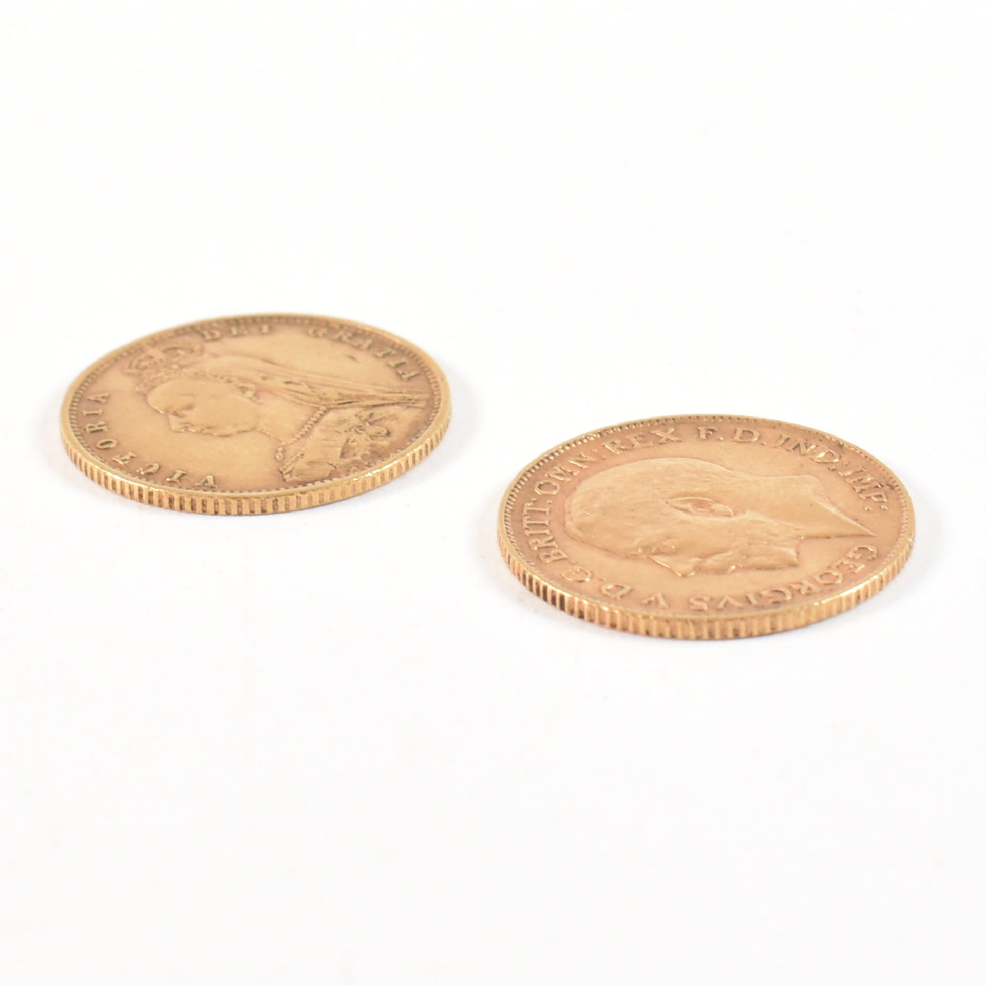 TWO GOLD HALF SOVEREIGNS - Image 4 of 5