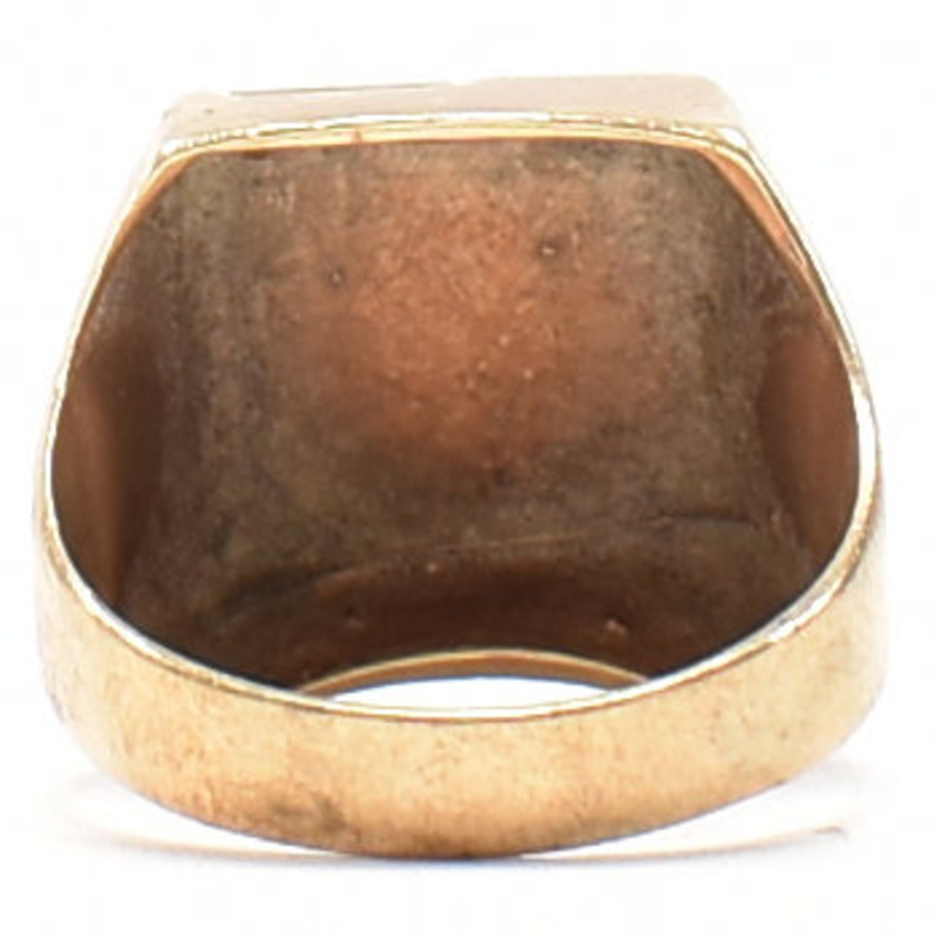 HALLMARKED 9CT GOLD & ONYX RING - Image 6 of 10