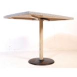 MID CENTURY FORMICA TOPPED KITCHEN DINING TABLE