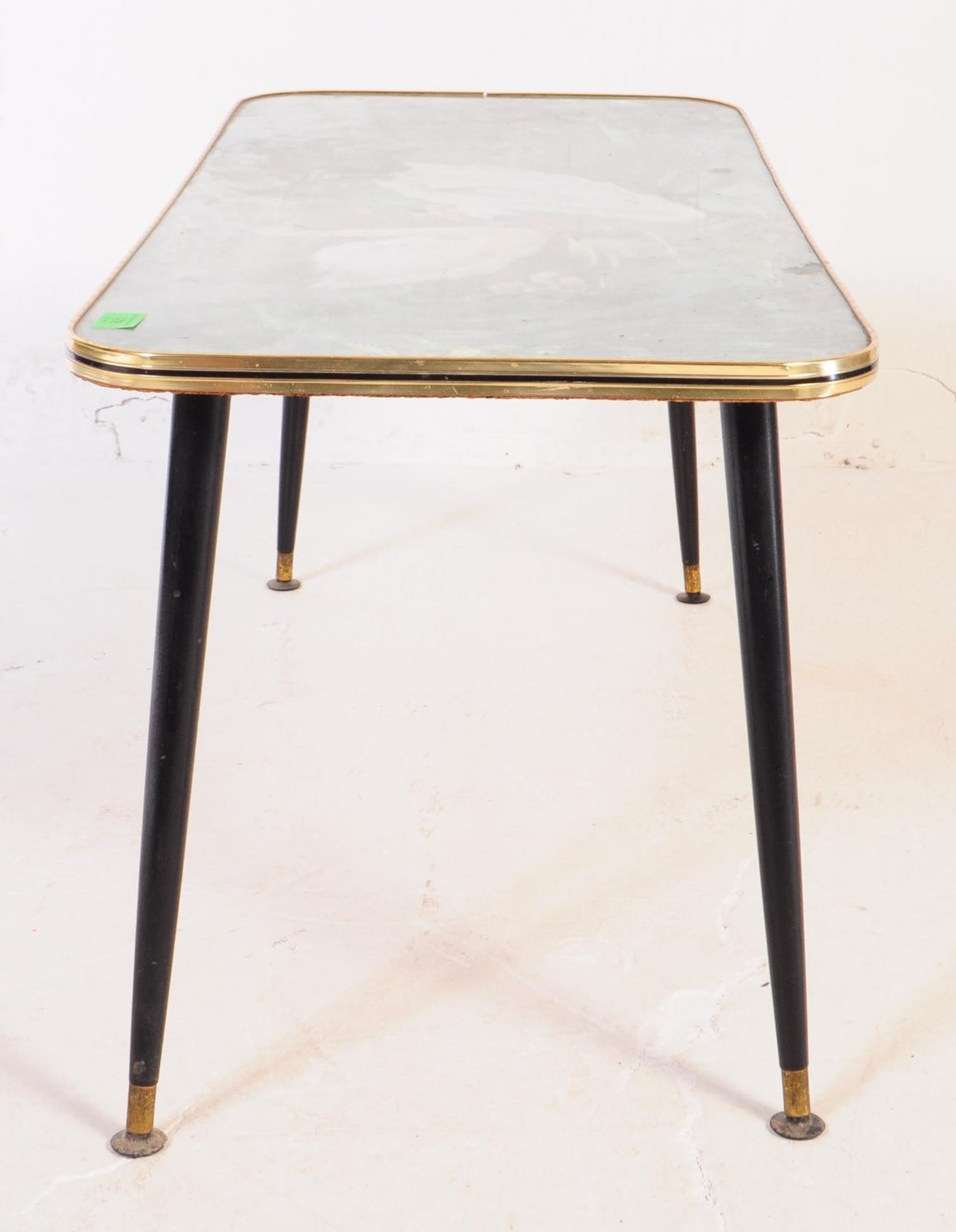 MID CENTURY 1960S SWAN COFFEE TABLE - Image 4 of 5