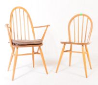 TWO ERCOL CHAIRS - A QUAKER 365A & WINDSOR 400 MODEL DESIGNS
