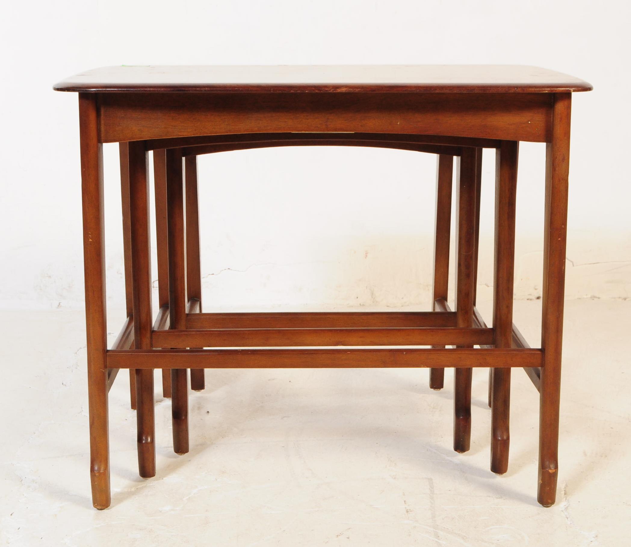 REMPLOY - MID CENTURY NEST OF TABLES - Image 8 of 9