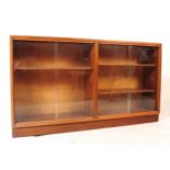 INGLESANTS - MID 20TH CENTURY DOUBLE TWIN DOOR DISPLAY CABINET