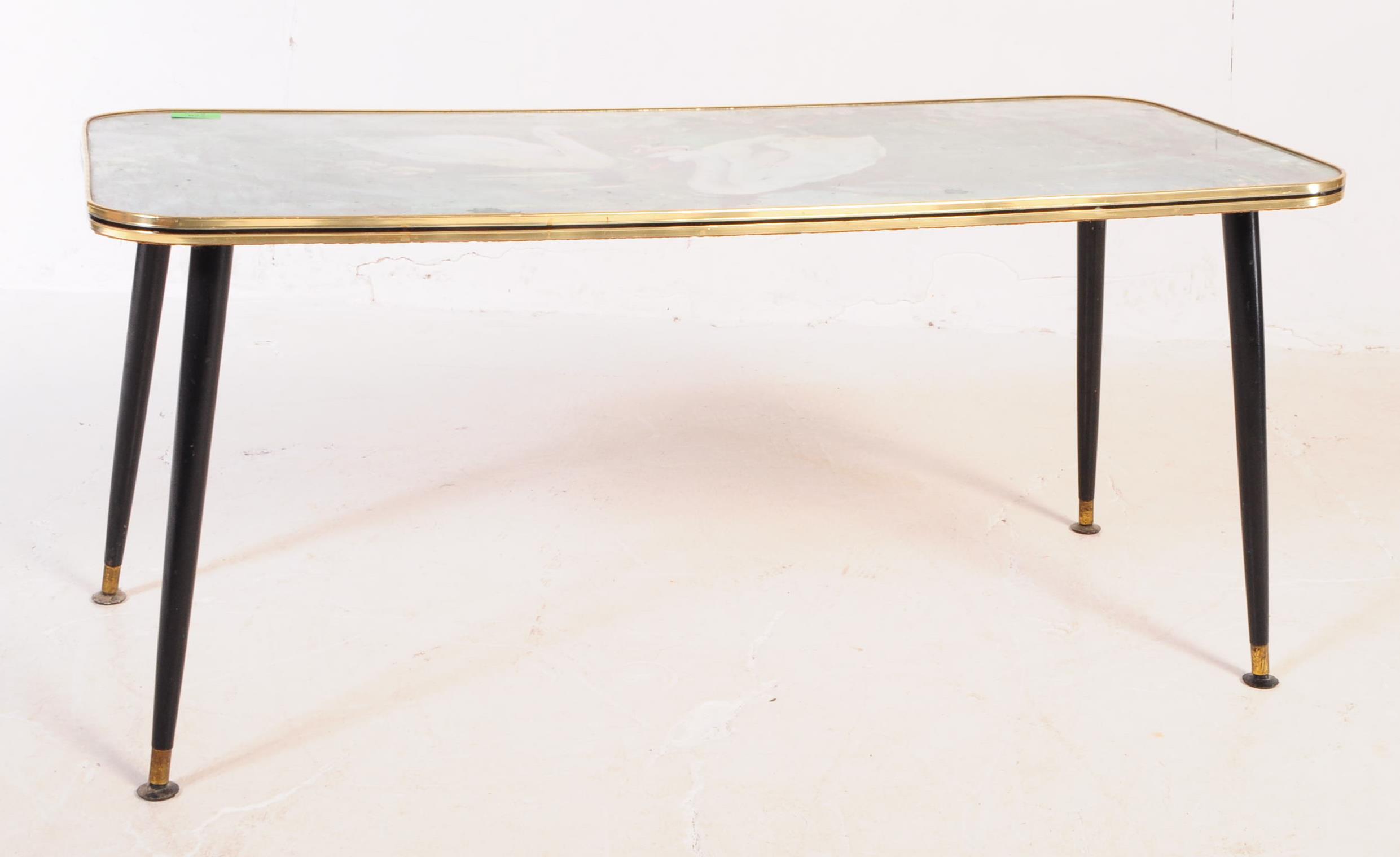 MID CENTURY 1960S SWAN COFFEE TABLE