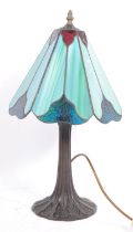 MID 20TH CENTURY ART NOUVEAU TIFFANY STYLE LAMP