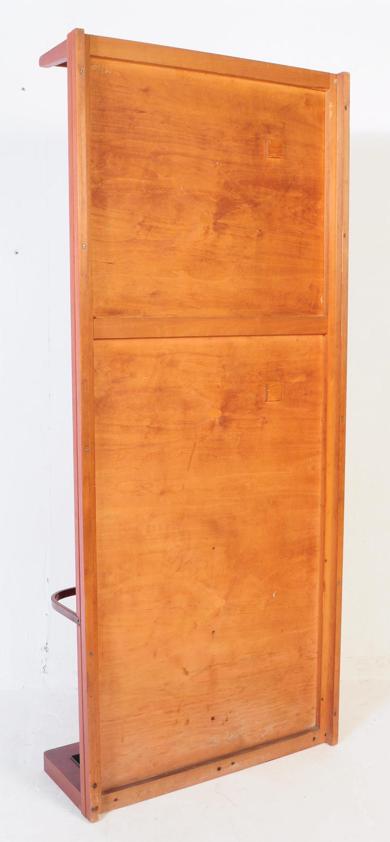 BRITISH MODERN DESIGN - RETRO MID 20TH CENTURY TEAK HALL STAND - Image 5 of 5