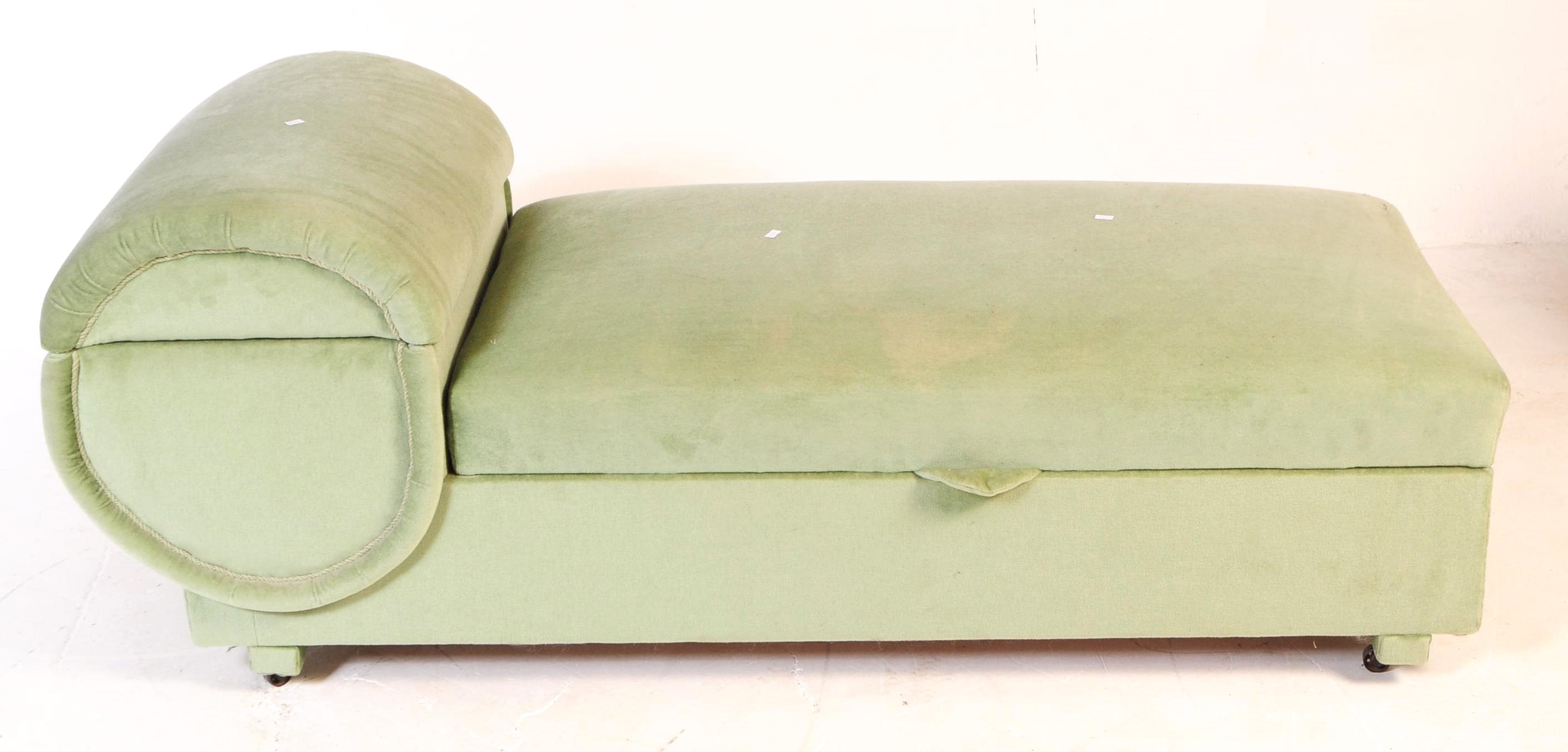 ART DECO 20TH CENTURY CHAISE LONGUE OTTOMAN DAY BED