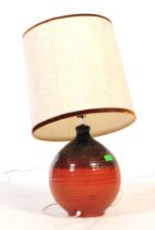 MID CENTURY WEST GERMAN MANNER TERRACOTTA LAMP