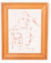 VINTAGE 20TH CENTURY DRAWING SKETCH PORTRAIT STUDY