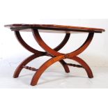 20TH CENTURY BURR WALNUT BUTLERS / TRAY TABLE STAND