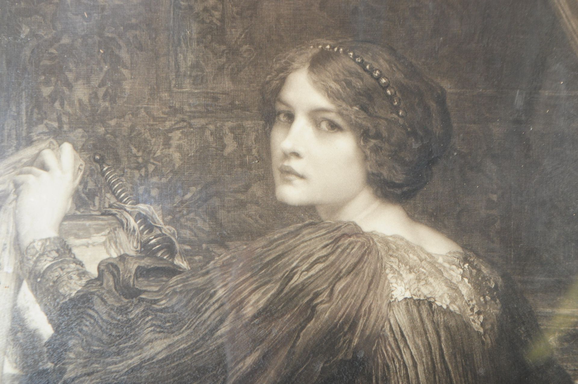 LATE VICTORIAN GICLEE PRINT 'PENELOPE' - Image 4 of 9