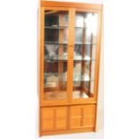 PARKER KNOLL / NATHAN FURNITURE - SQUARES RANGE GLAZED CABINET