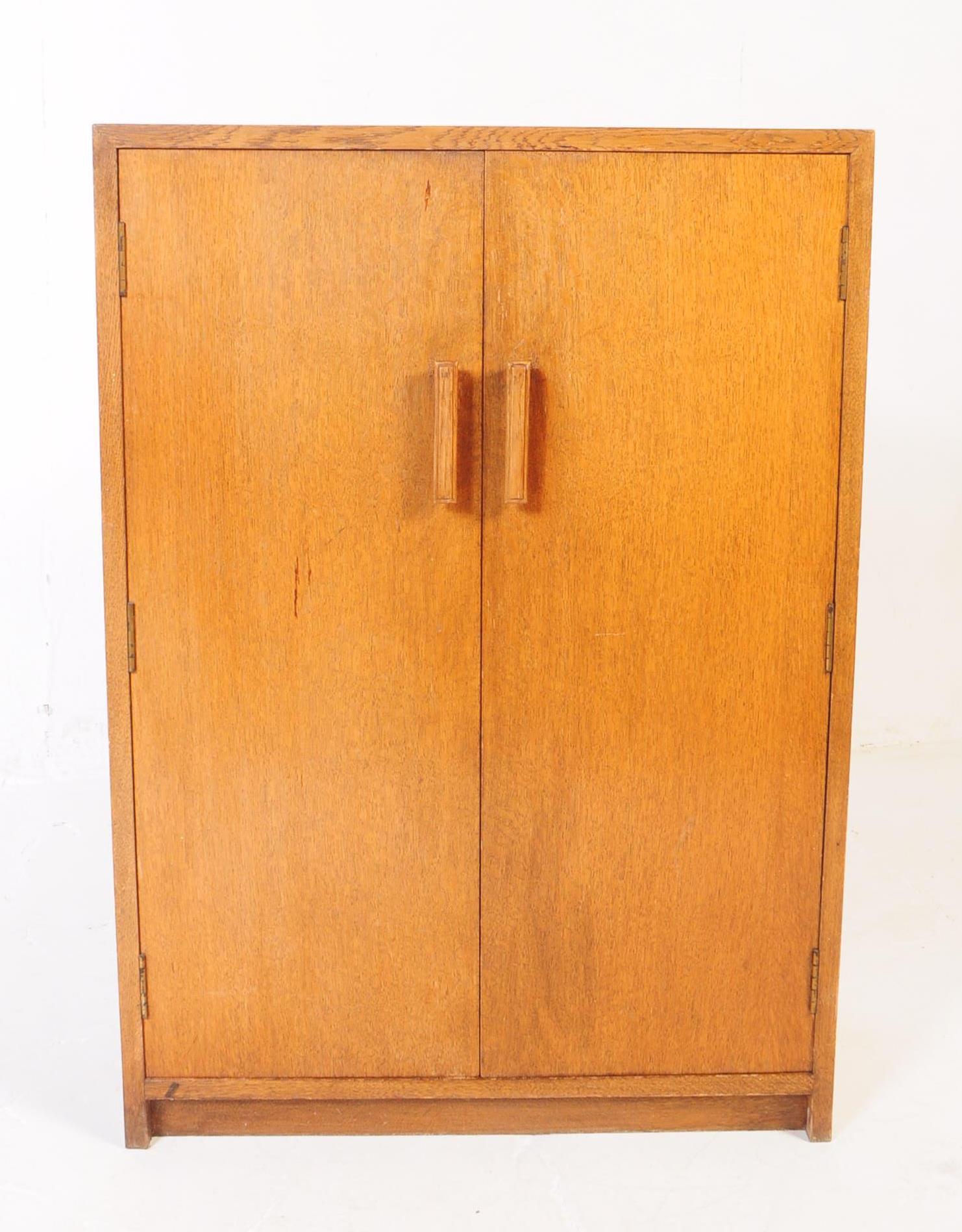 MID 20TH CENTURY OAK SCHOOL CUPBOARD CABINET - Image 2 of 7