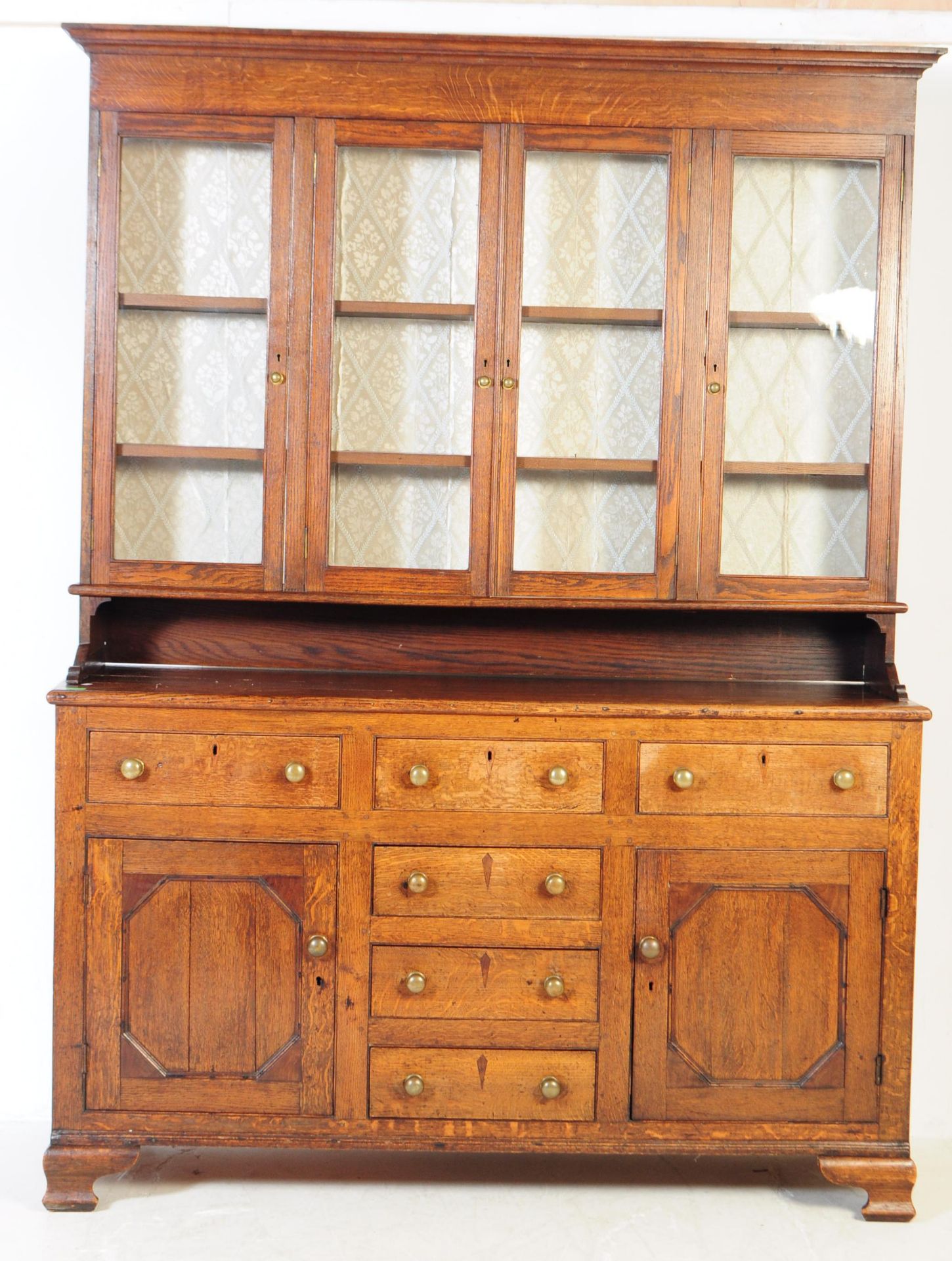 18TH CENTURY GEORGE III COUNTRY OAK WELSH DRESSER