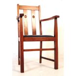 EARLY 20TH CENTURY OAK ARTS & CRAFTS DINING CHAIR