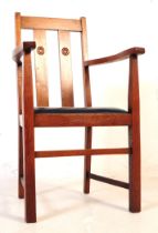 EARLY 20TH CENTURY OAK ARTS & CRAFTS DINING CHAIR