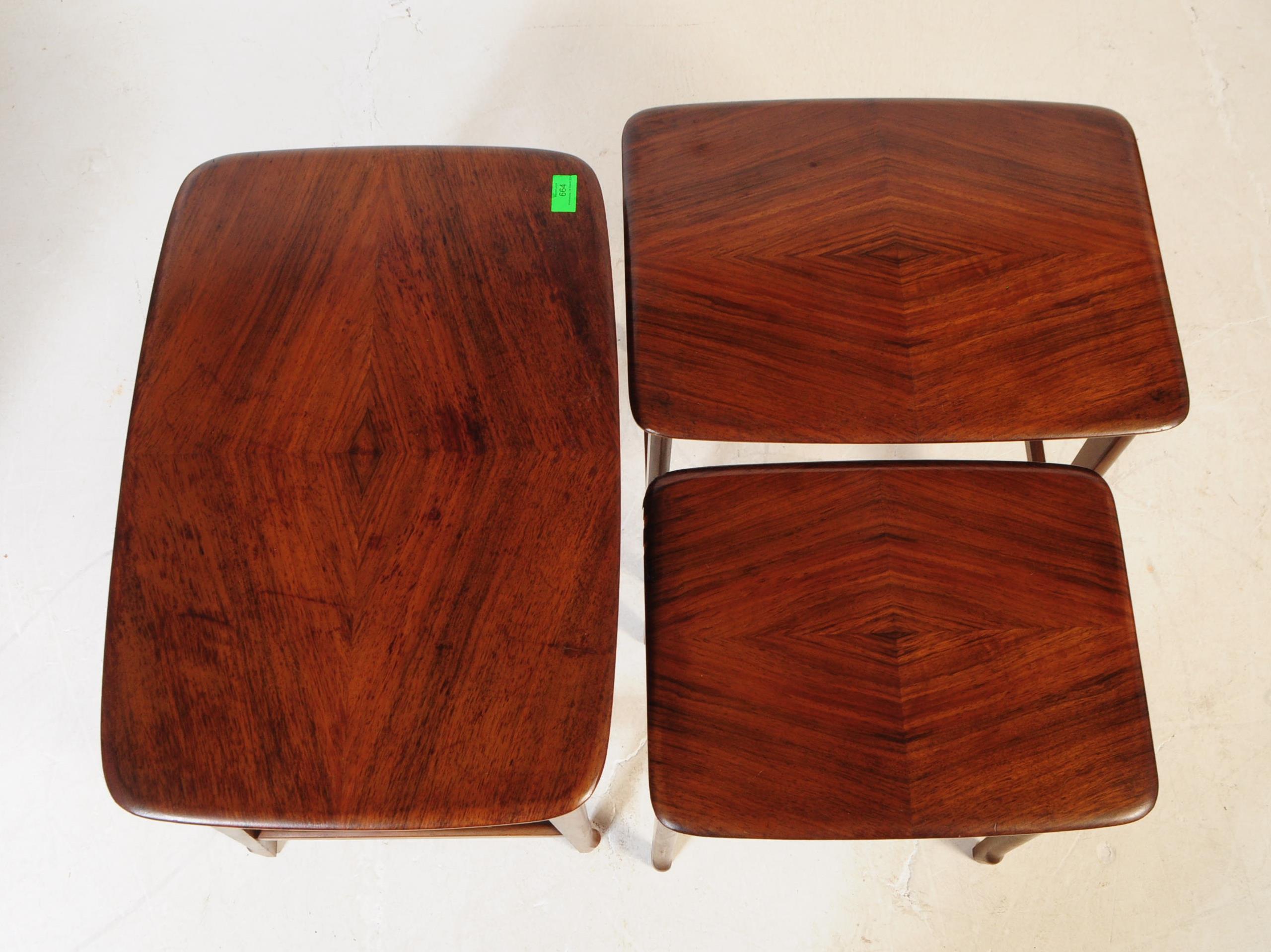 REMPLOY - MID CENTURY NEST OF TABLES - Image 5 of 9