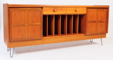 NATHAN FURNITURE - MID CENTURY TEAK SIDEBOARD WITH HAIRPINS