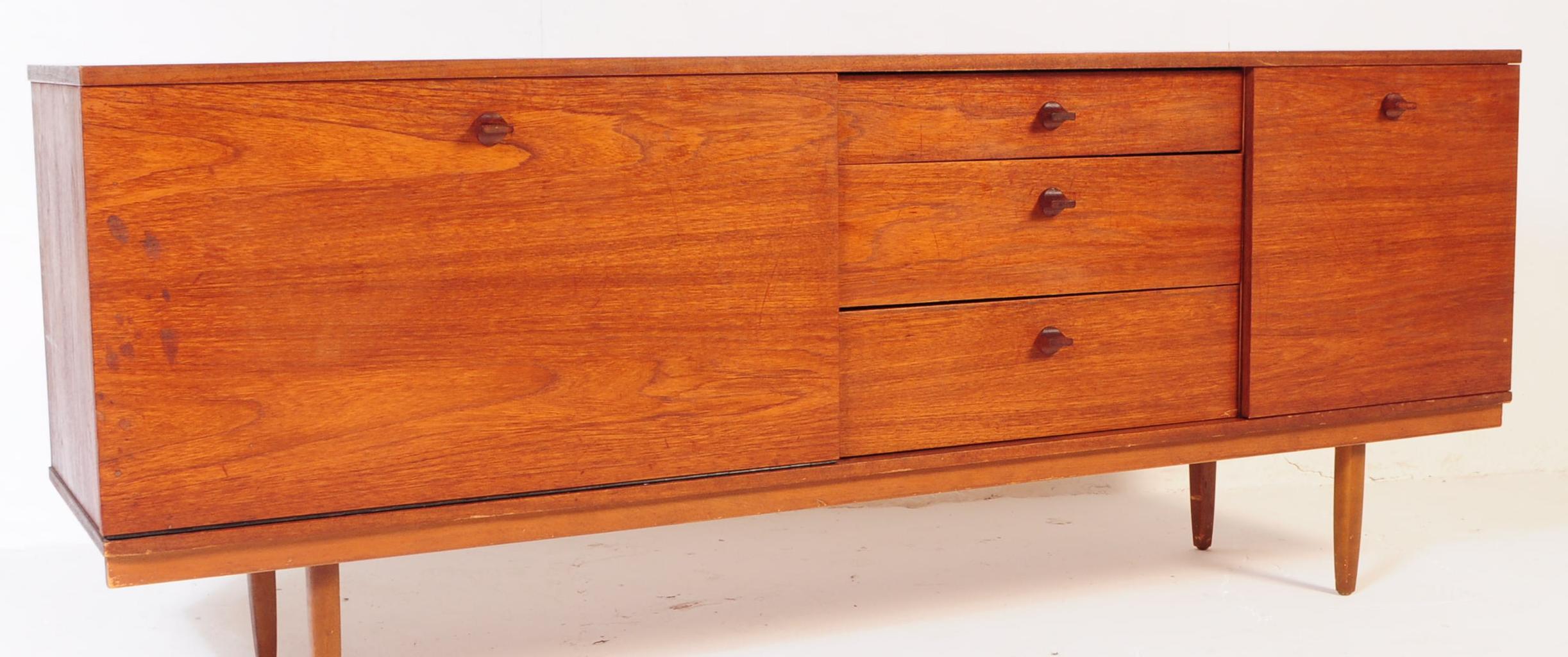 AVALON - MID CENTURY TEAK WOOD SIDEBOARD