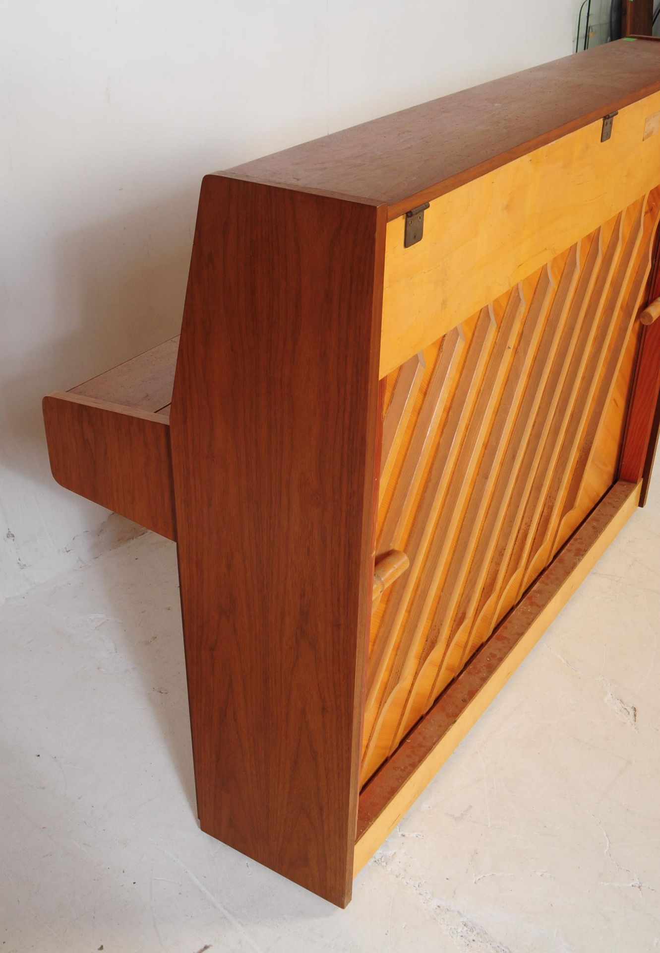 JOHN BROADWOOD & SONS - TEAK CASED UPRIGHT PIANO - Image 9 of 9