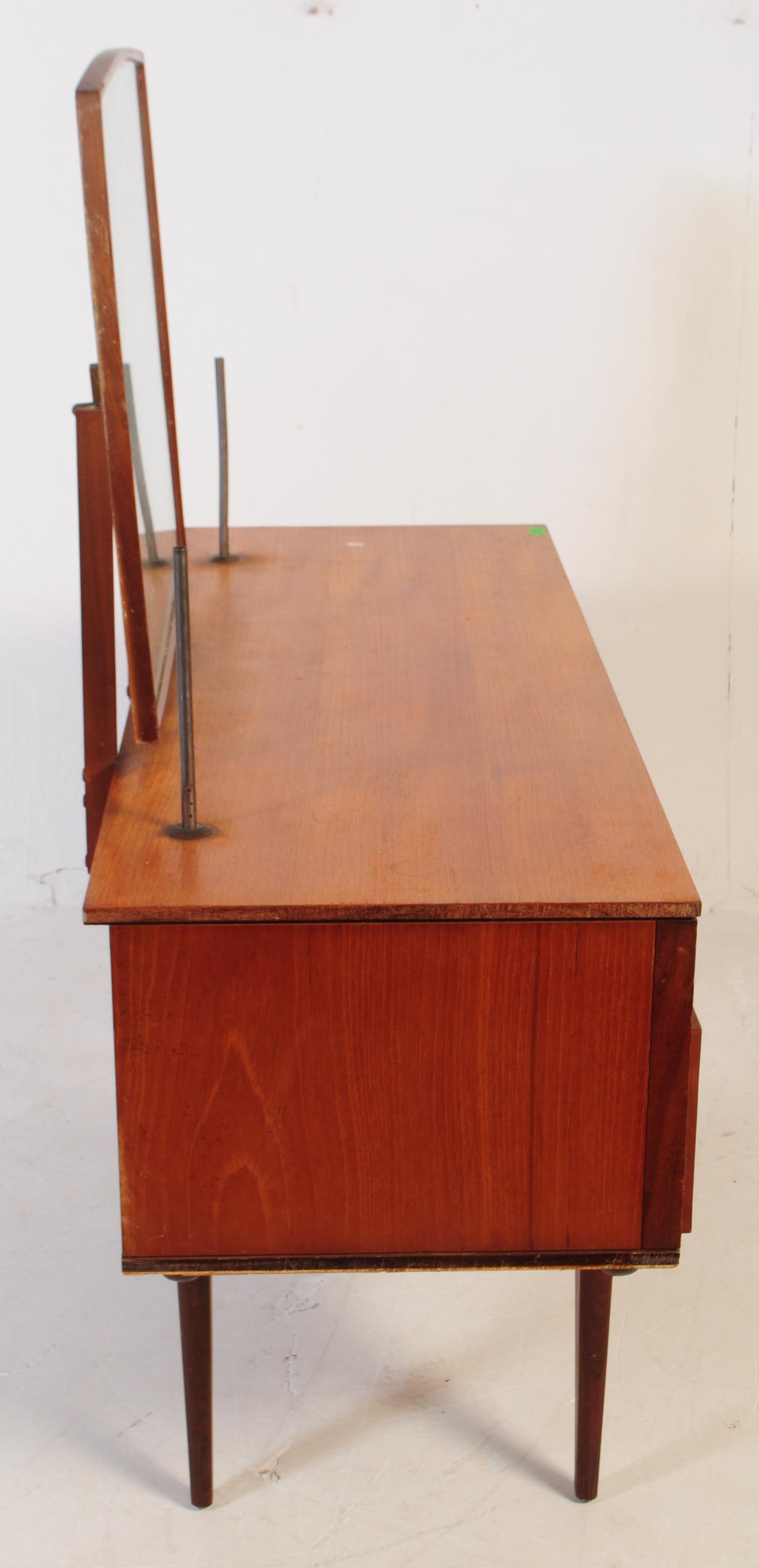 BRITISH MODERN DESIGN - MID 20TH CENTURY TEAK DRESSING TABLE - Image 8 of 9